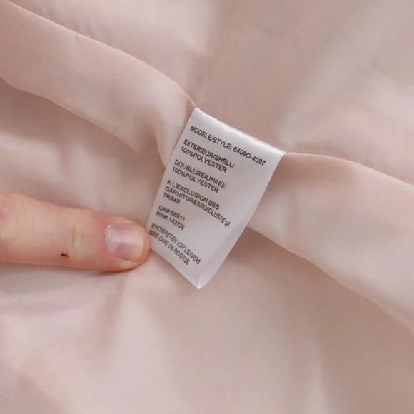 Tribal Jeans Pink Faux Fur Zip Up Bomber Jacket Size P/S - Picture 13 of 13